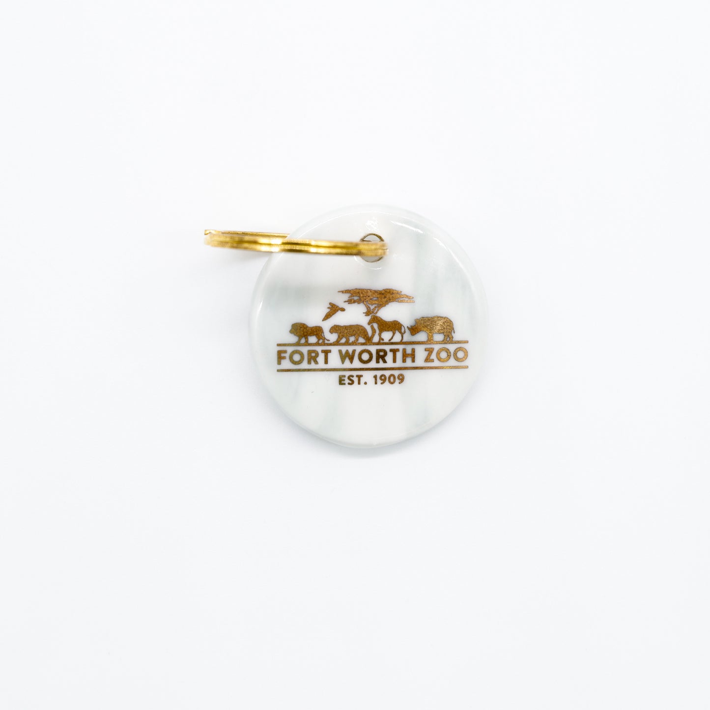 Marble Gold Est. 1909 Keychain