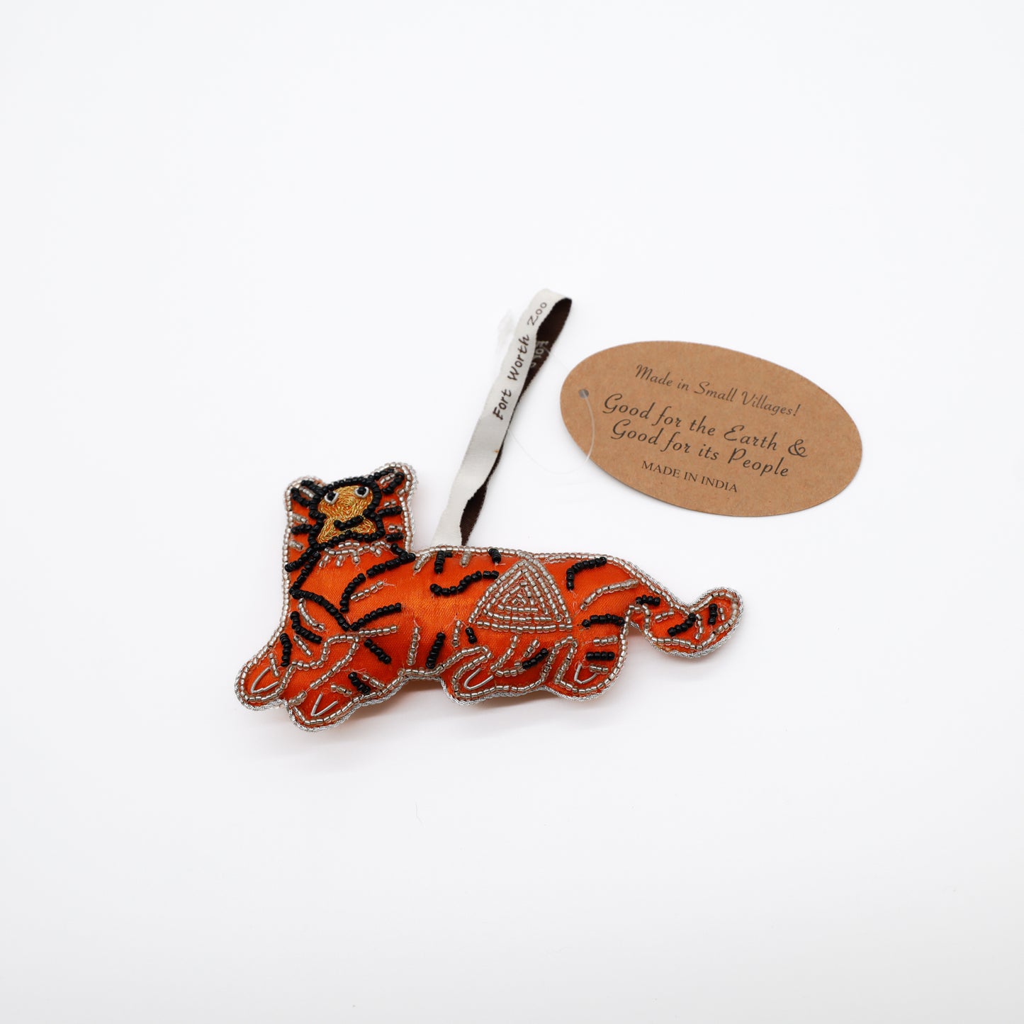 Tiger Beaded Ornament