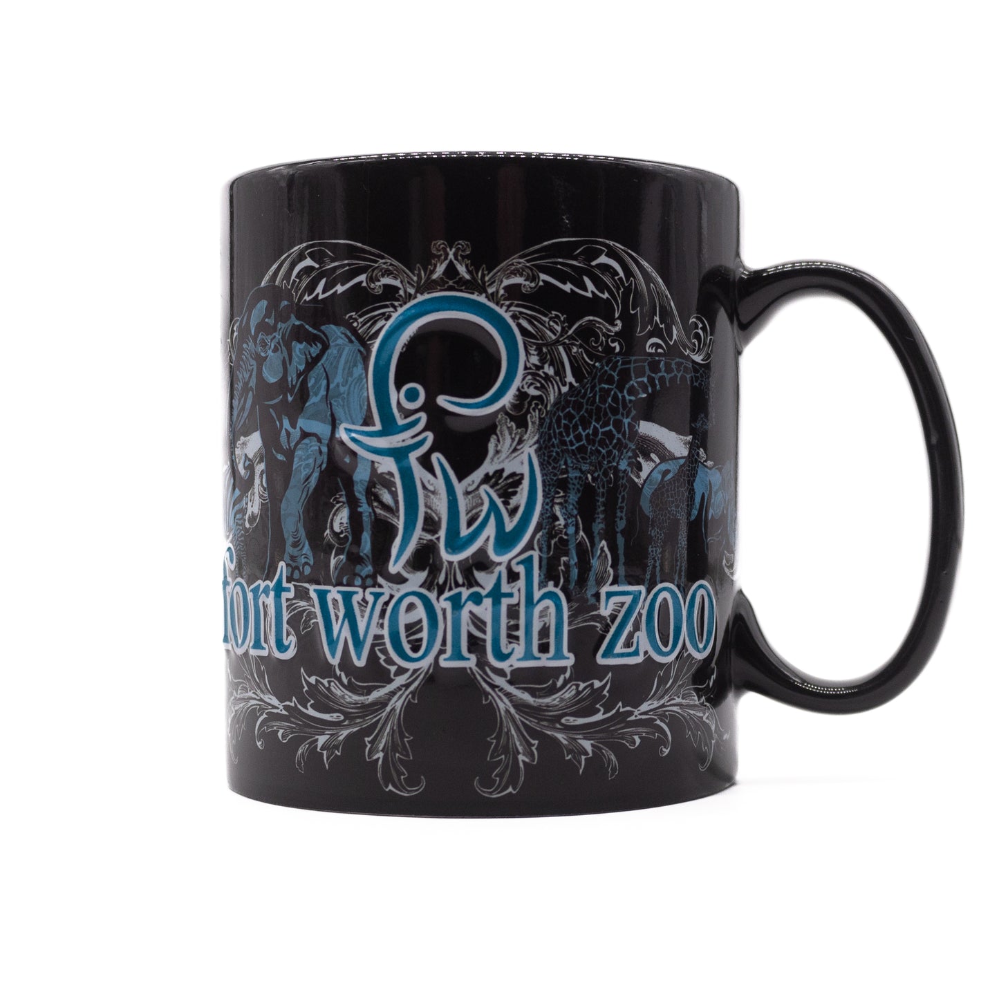Fort Worth Zoo Mug - Black/Blue
