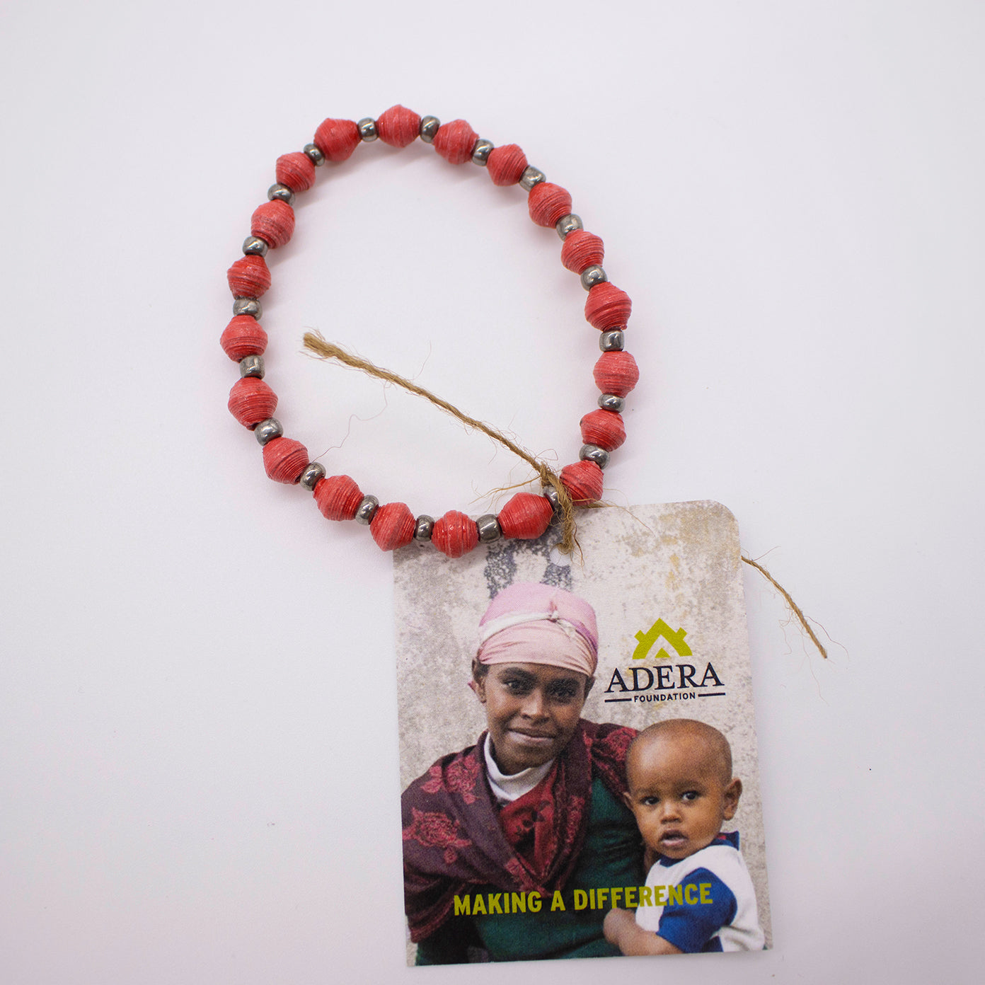 Upcycled Mini Paper Bracelet
