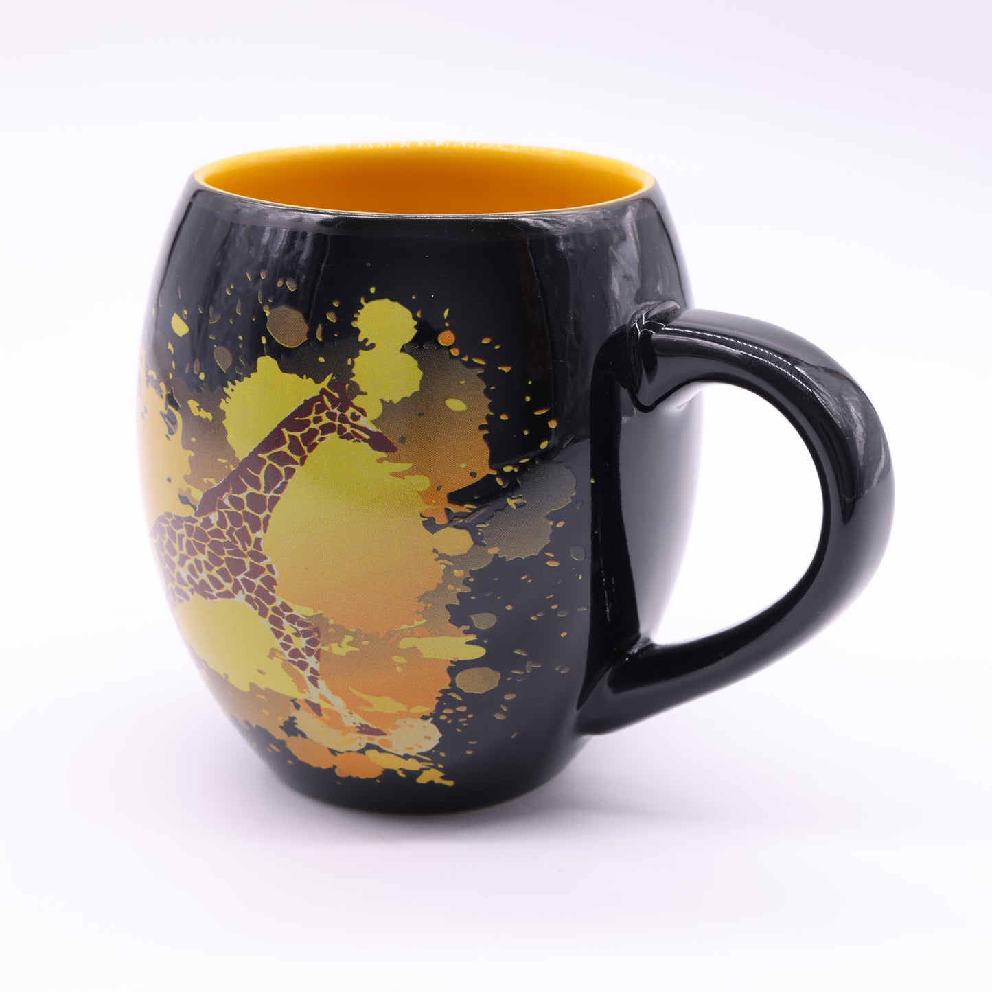 Paint Splatter Giraffe Mug