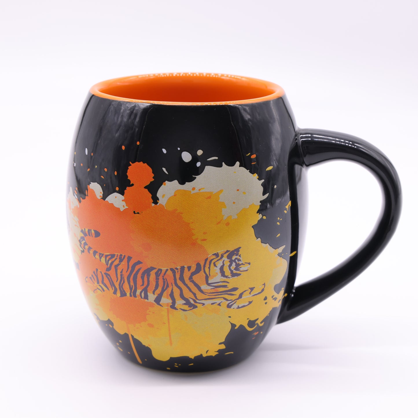 Paint Splatter Tiger Mug
