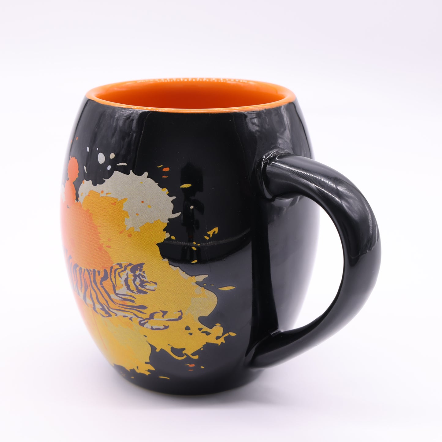 Paint Splatter Tiger Mug