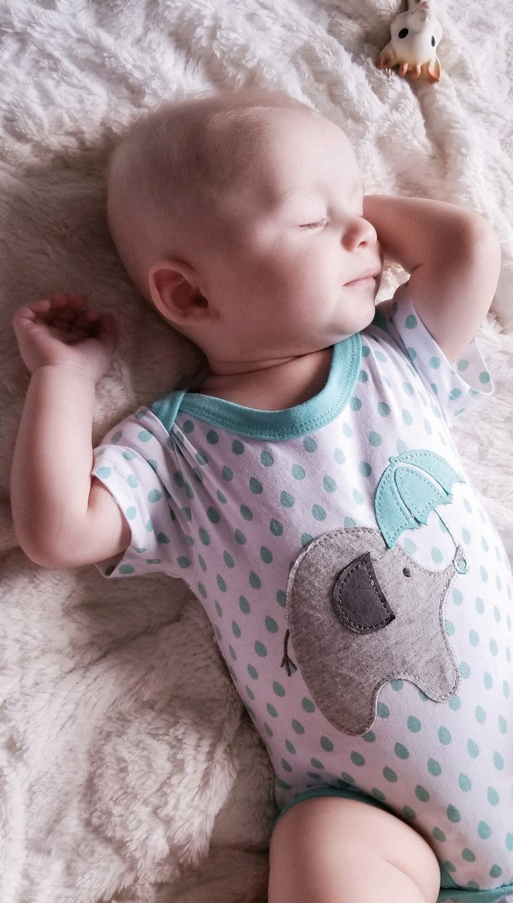 Elephant Blue Bodysuit