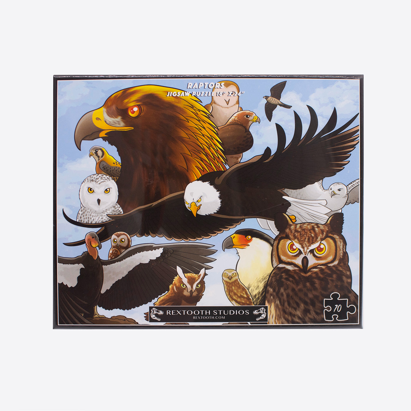 Raptors 70-Piece Jigsaw Puzzle