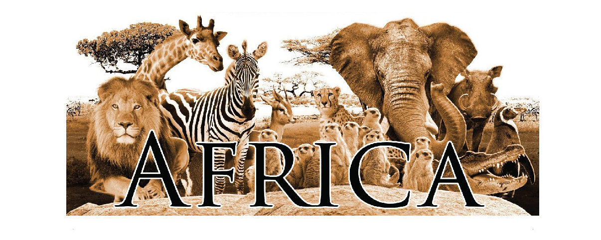 Animals of Africa Shot Glass