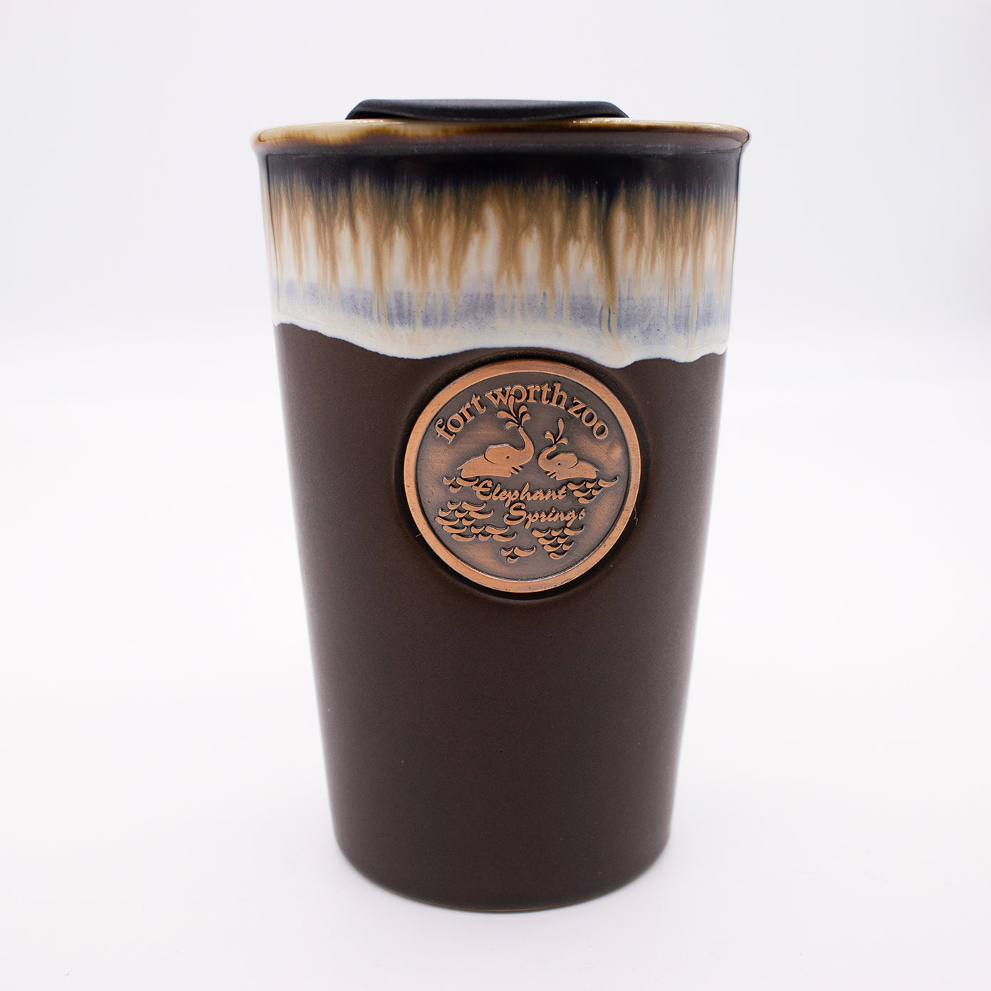 Ceramic Elephant Springs Logo Tumbler