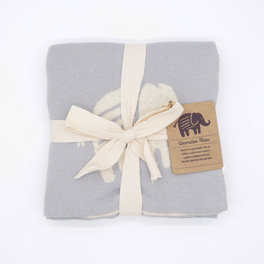 Elephants Decorative Throw Blanket