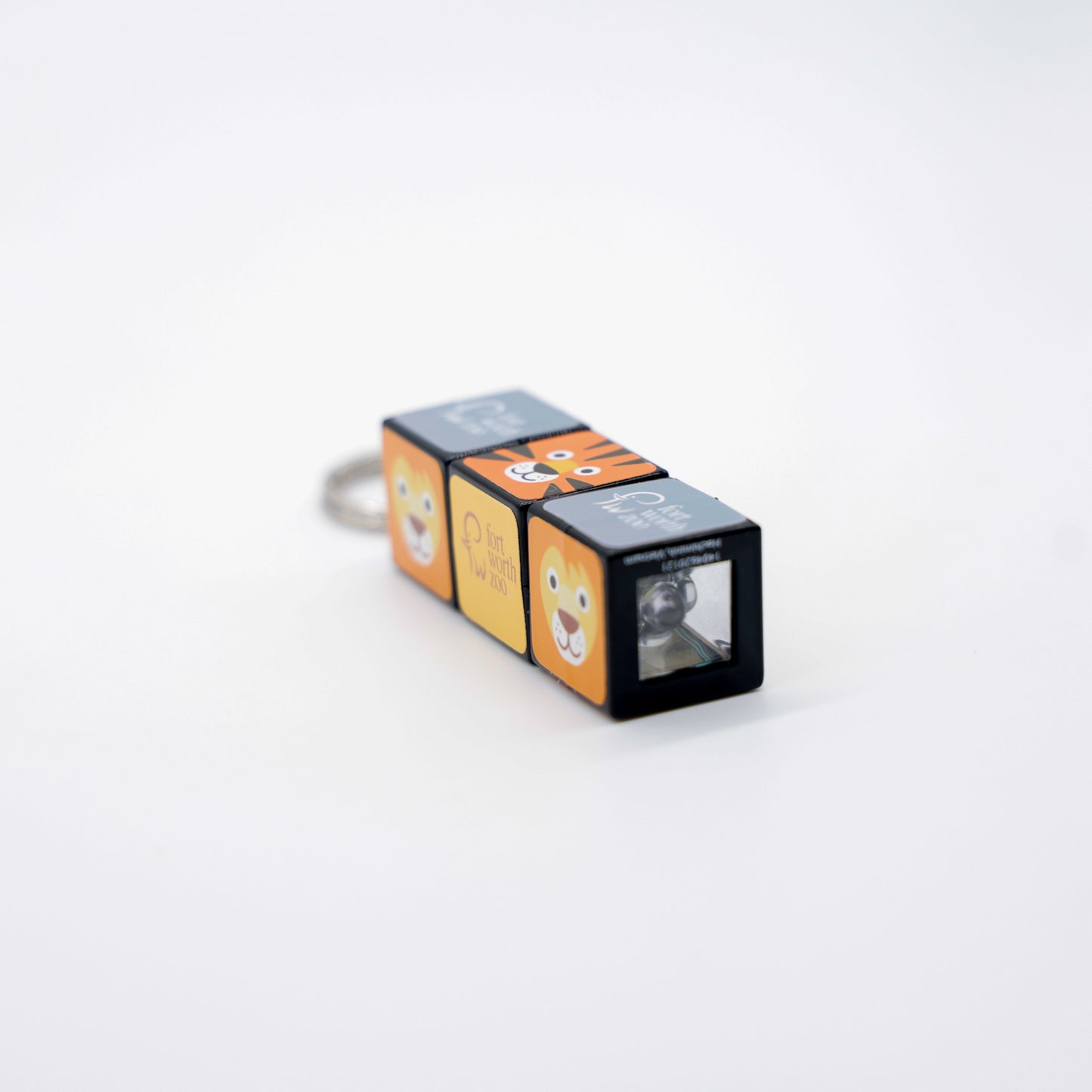 Puzzle Cube Flashlight Keychain