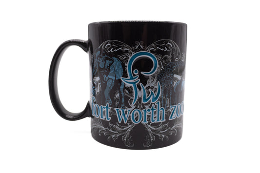 Fort Worth Zoo Mug - Black/Blue