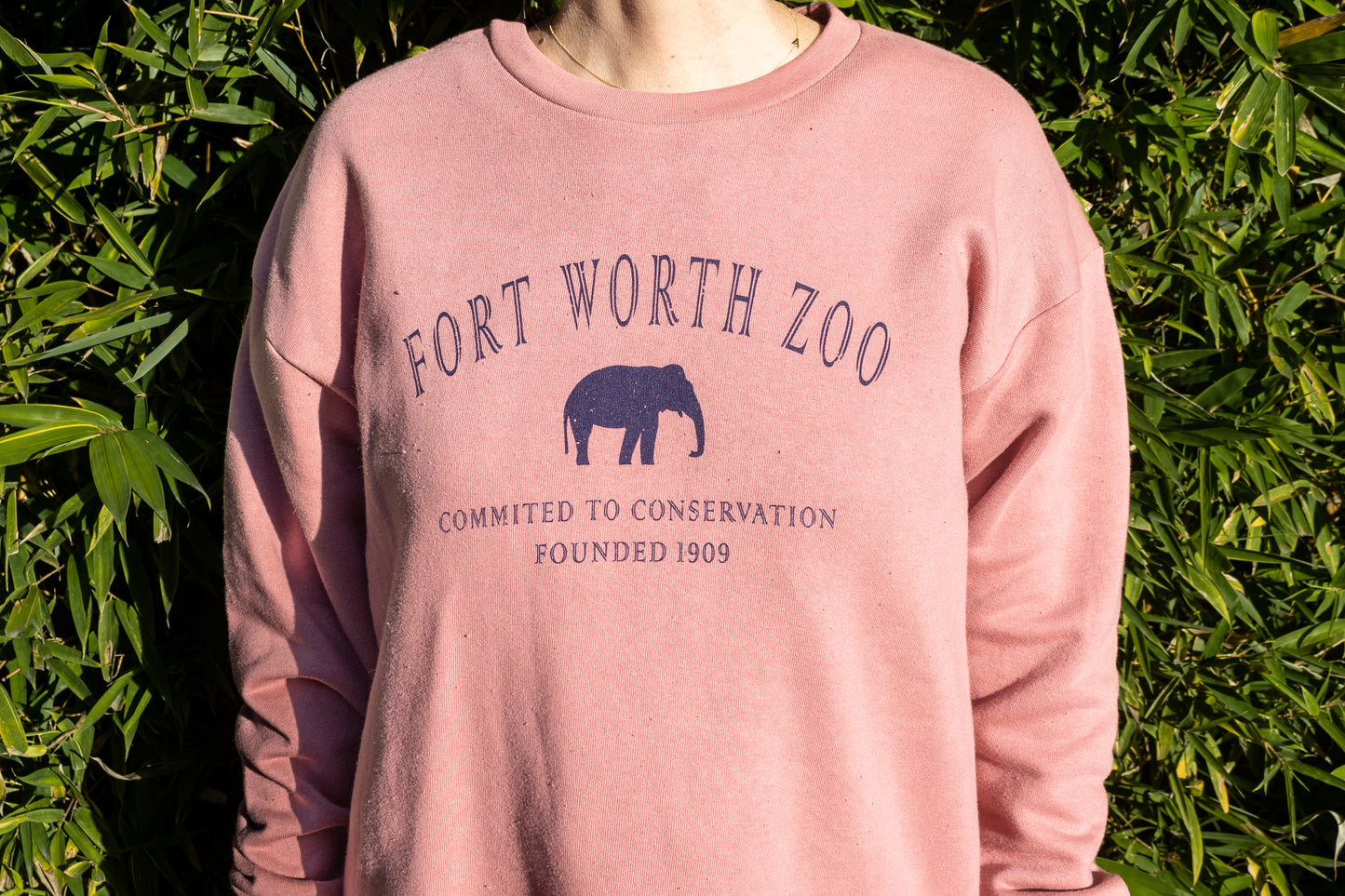 Fort Worth Zoo Fleece Poncho