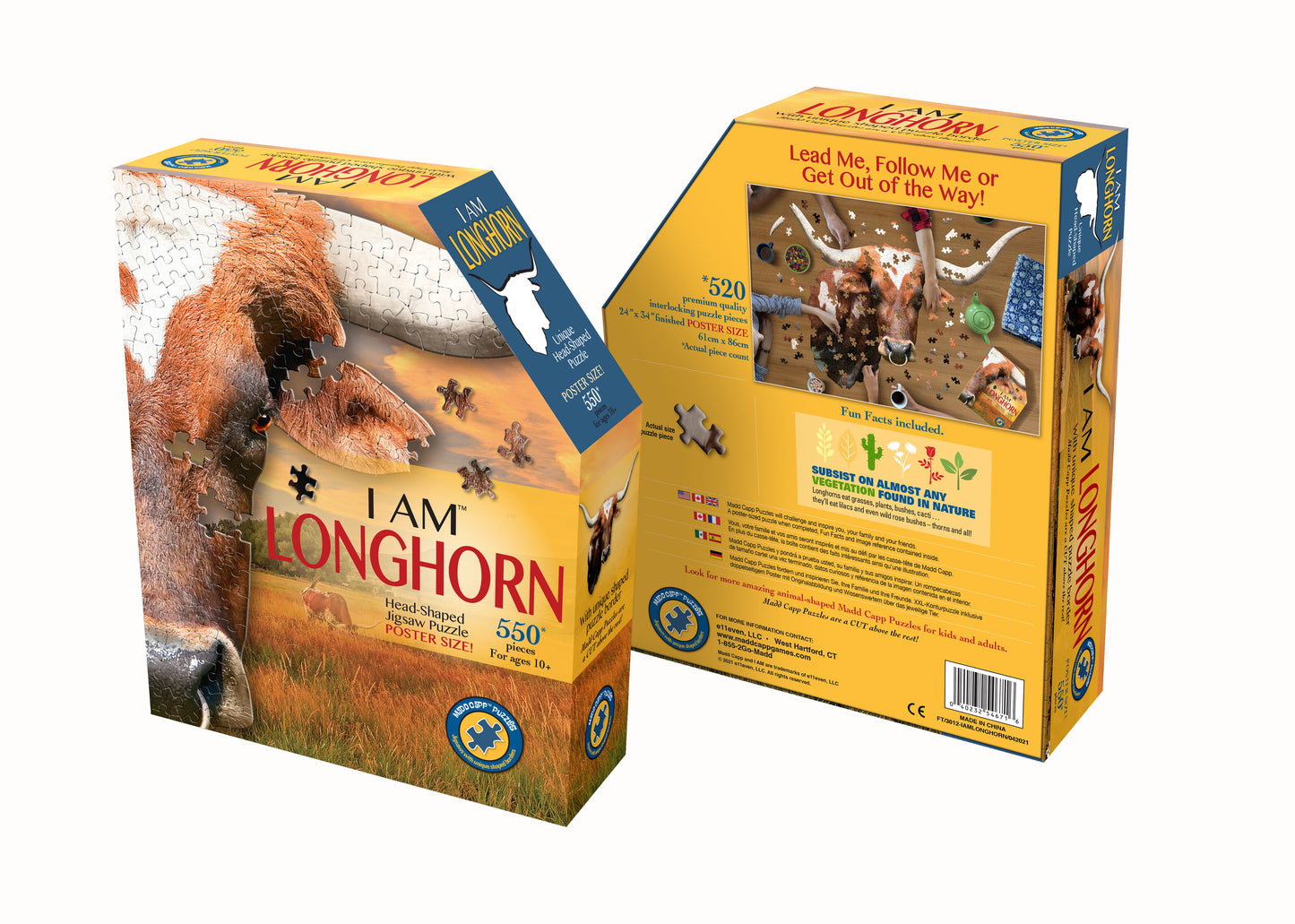 I Am Longhorn 550pc Puzzle