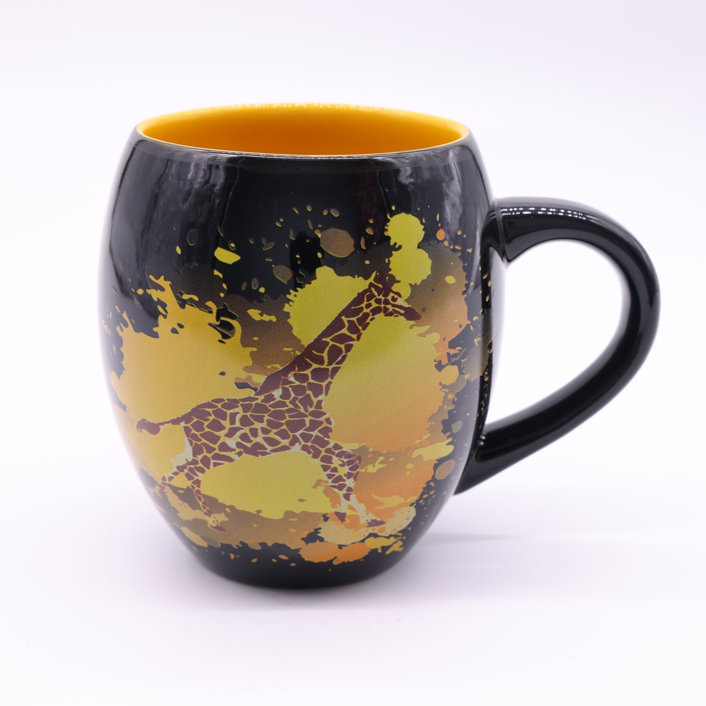 Paint Splatter Giraffe Mug