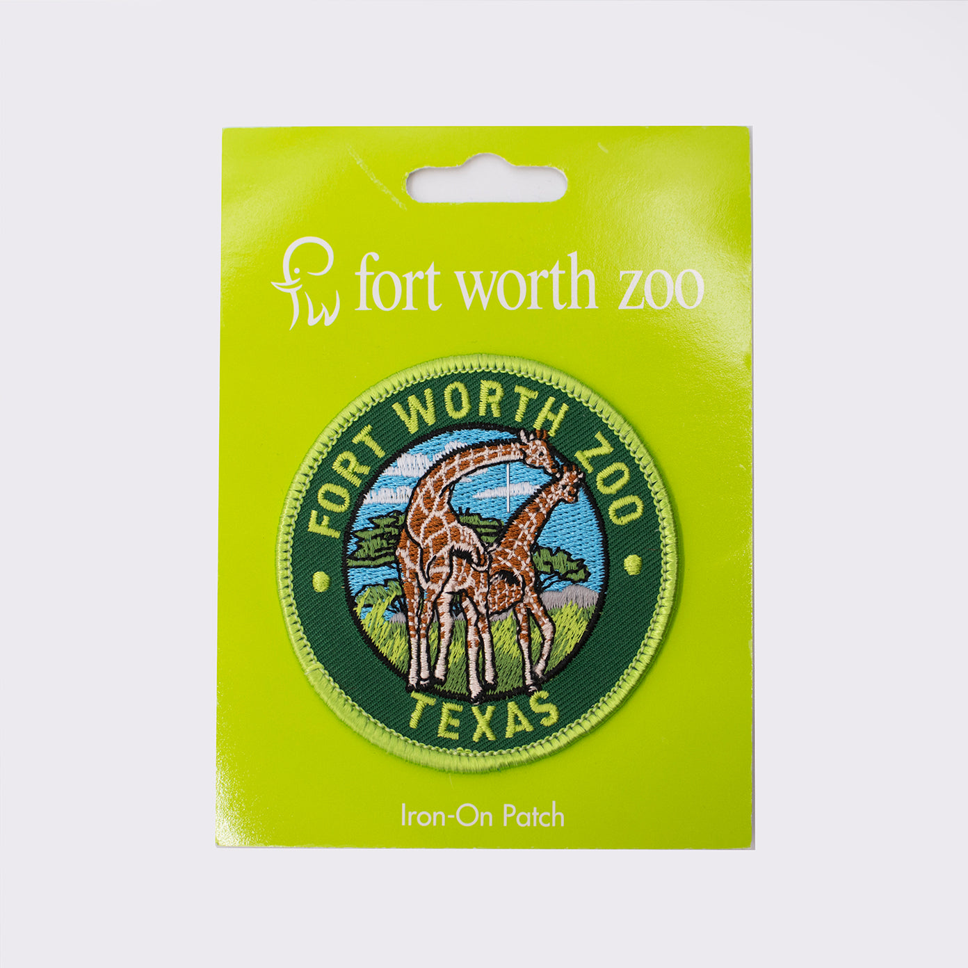 Fort Worth Zoo Giraffe Iron-On Patch
